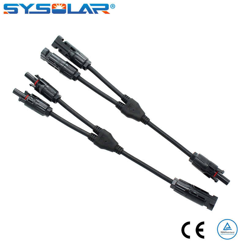 mc4 y connector connecting solar panels in parallel or series